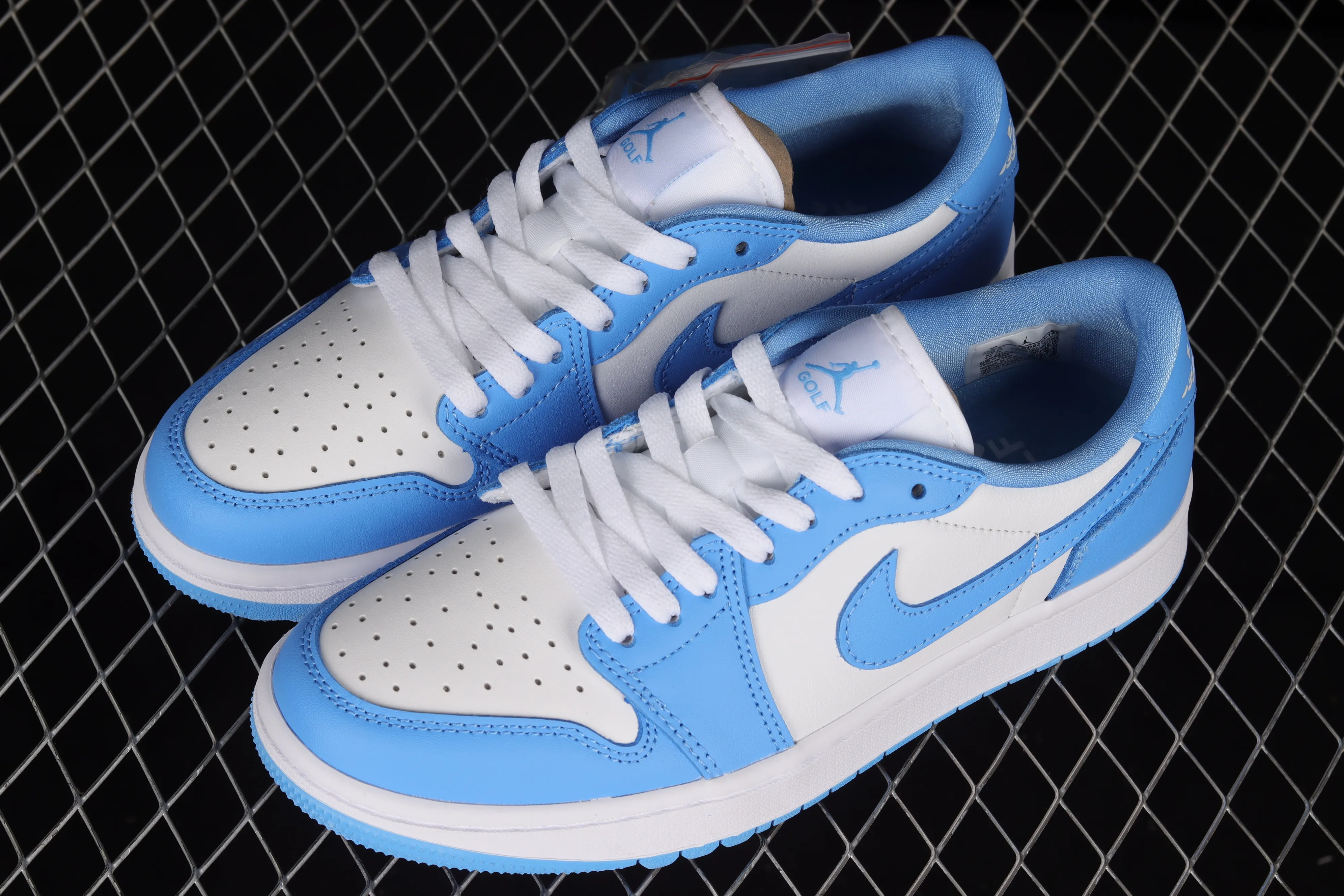 All categories Air Jordan Jordan series basketball shoes Air Jordan 1 Low Z version Air Jordan 1 Low Golf "UNC" AJ1 Joe 1 new golf version North Carolina blue color DD9315-100